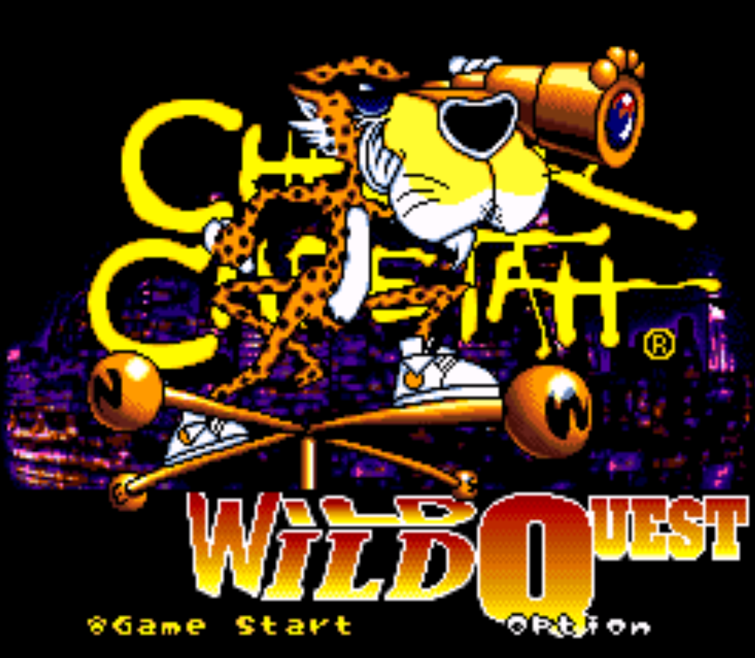 Chester Cheetah Wild Wild Quest Title Screen